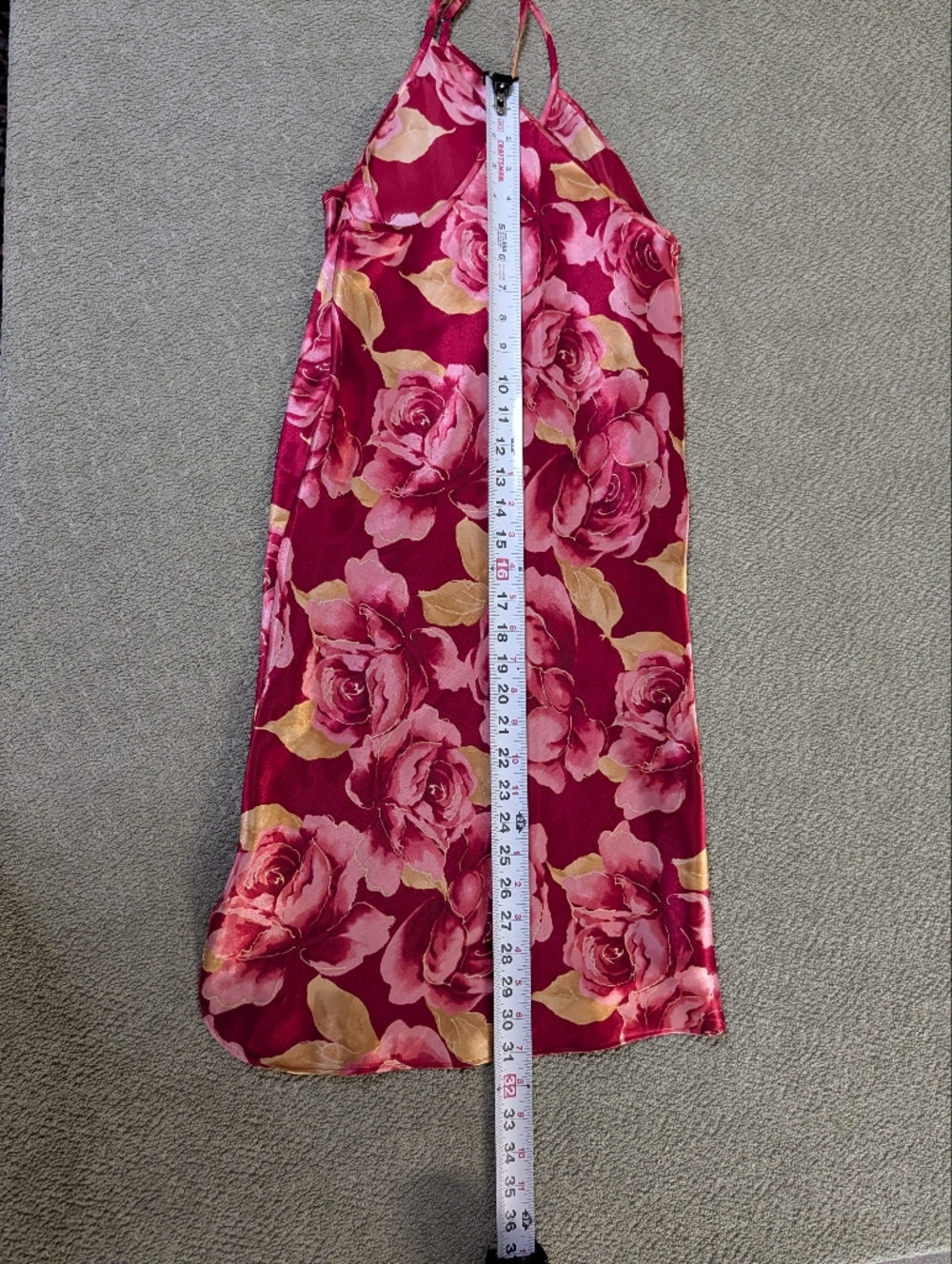 Cacique Lane Bryant Pink Satin Floral Slip Nightgown – Size 22/24 (Plus Size) - Picture 8 of 10